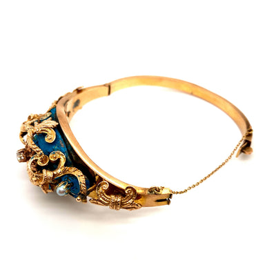 Bangle with a Bang - Extravaganter Goldarmreif