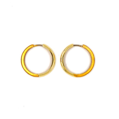 Partially Glossy - Feine Creolen Gold