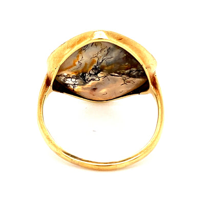 Cool Layer - Goldring mit Lagenstein