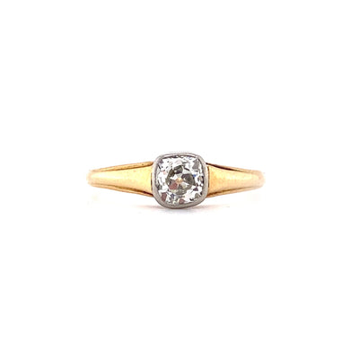 Little Star - Goldring mit Diamant