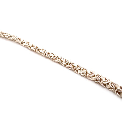 Royal Silver - Silberarmband Königsmuster