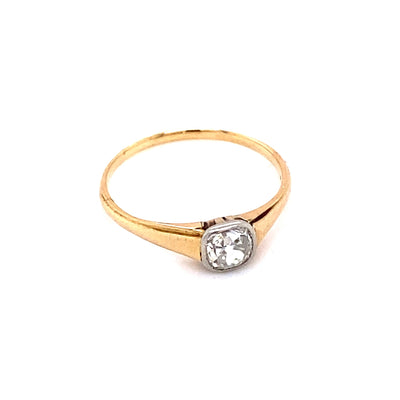 Little Star - Goldring mit Diamant
