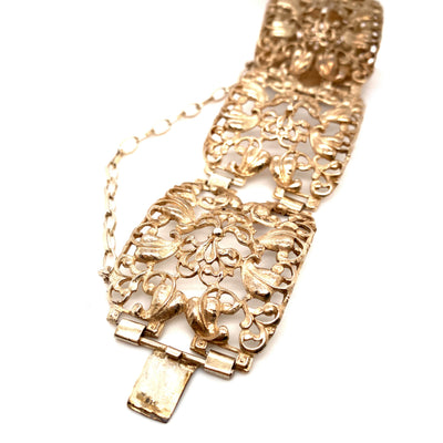 Girdle of Flowers - Ornamentales Silberarmband