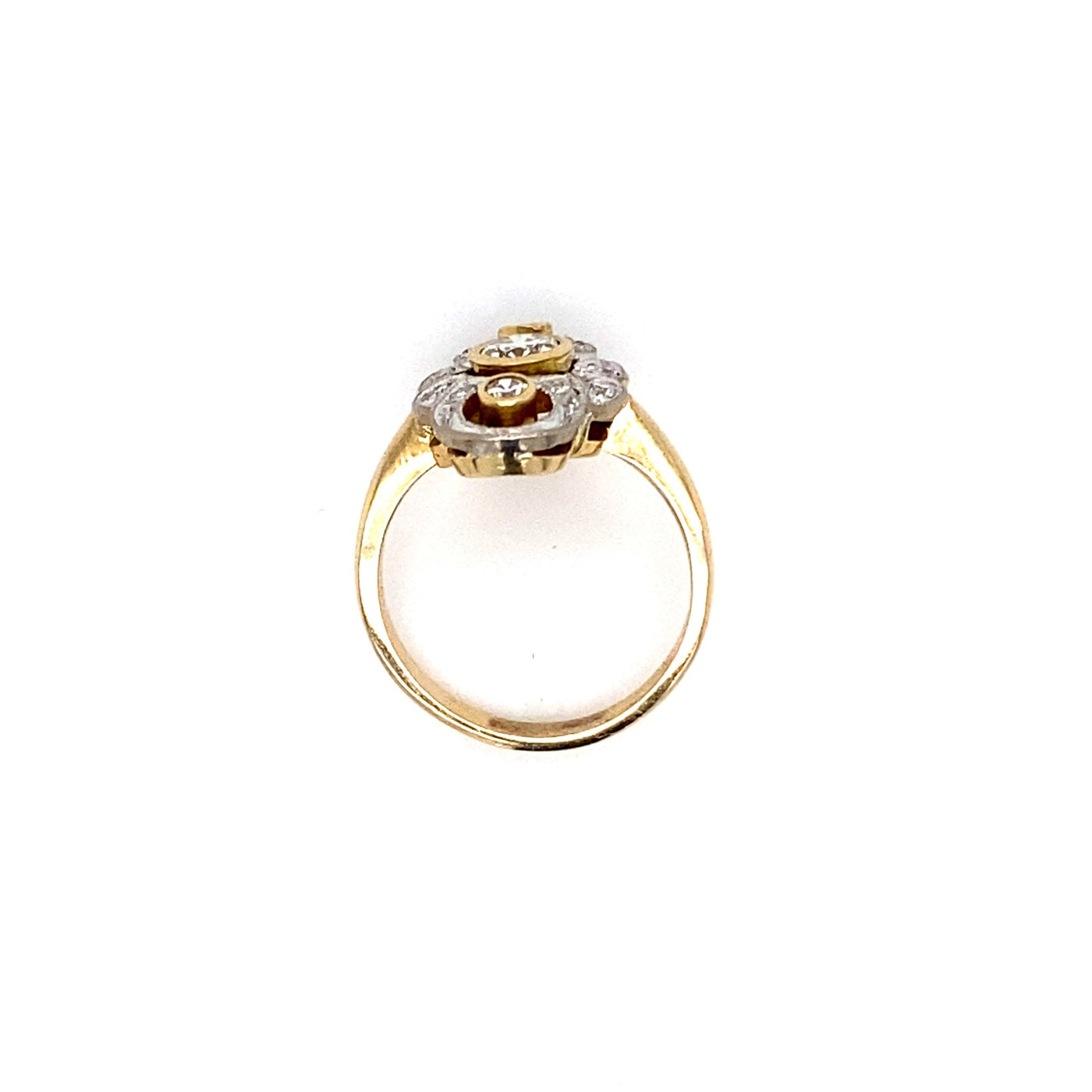 Romantic Classic - Art Déco Ring Platin