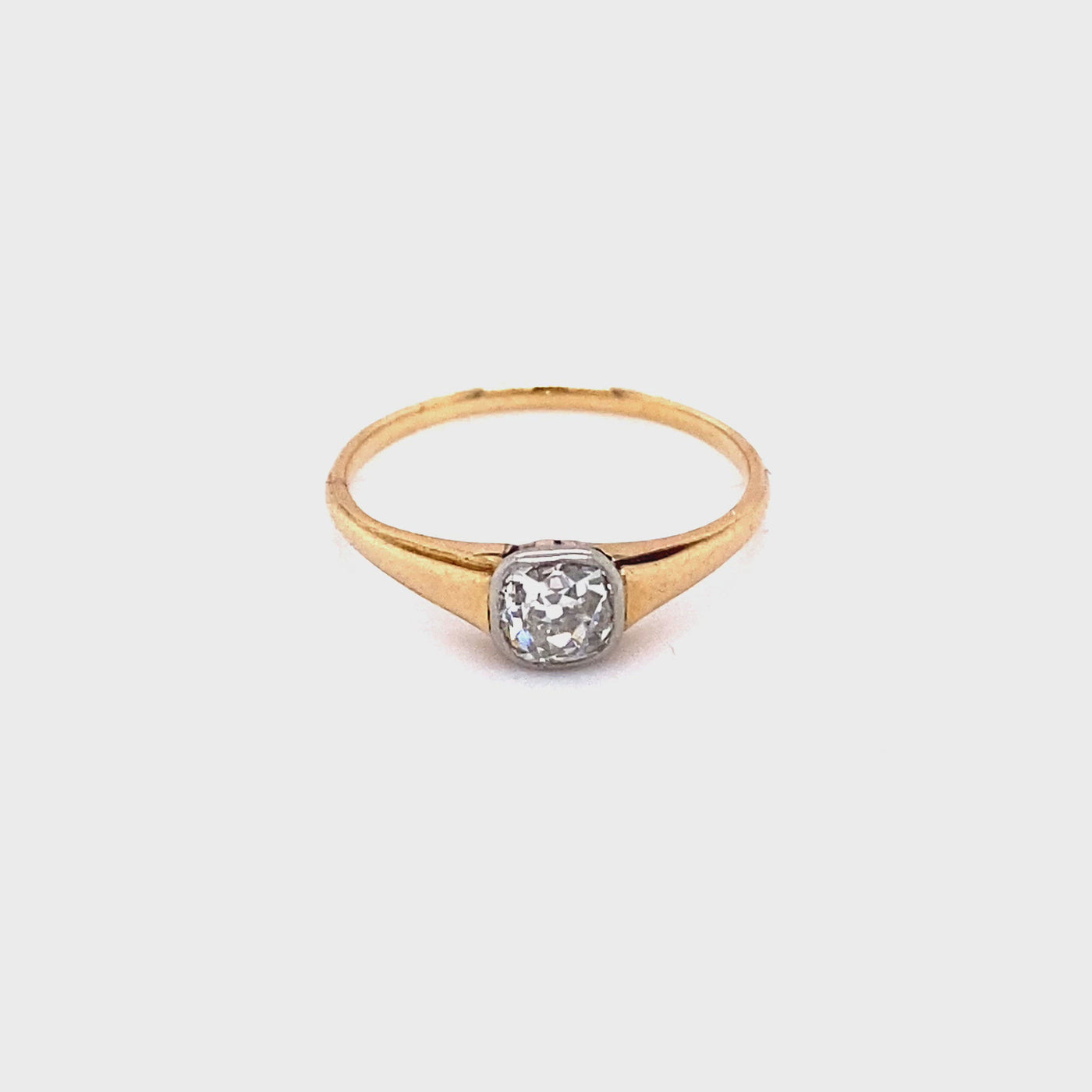 Little Star - Goldring mit Diamant