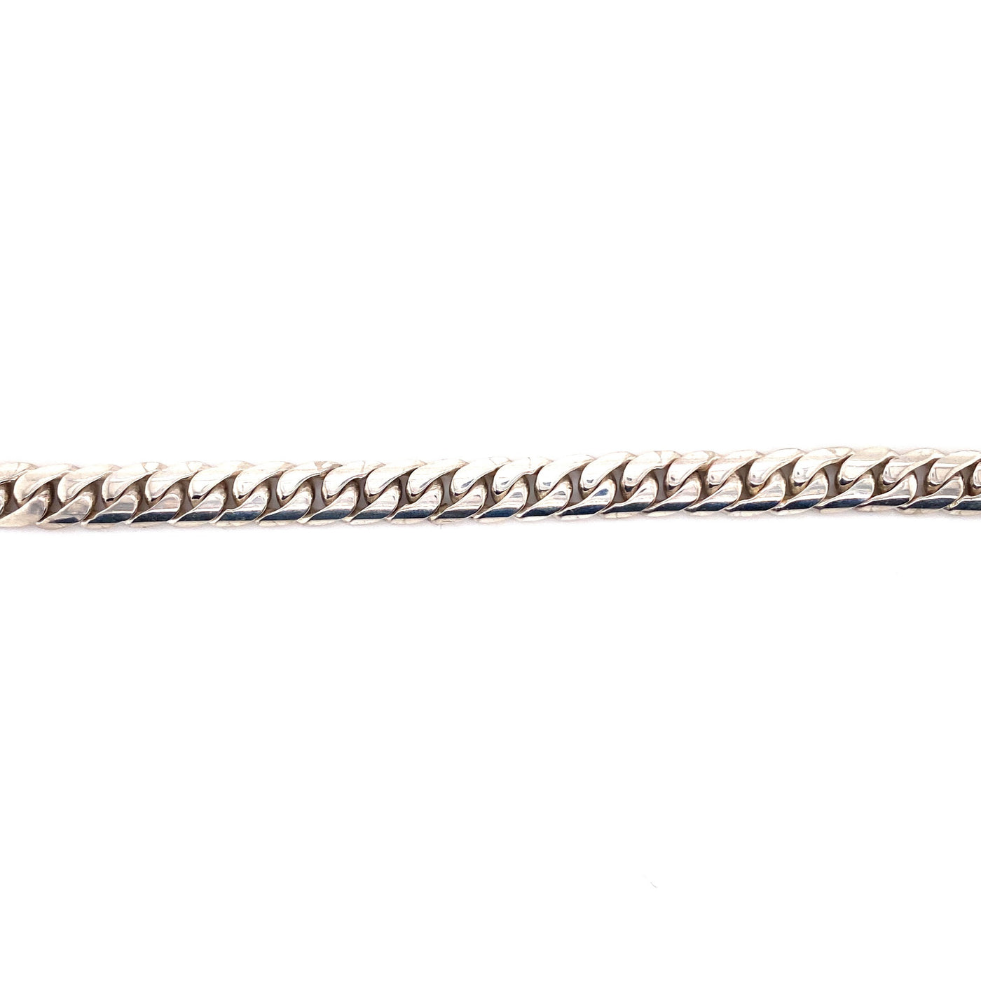 Euklidischer Raum - Panzerarmband Silber