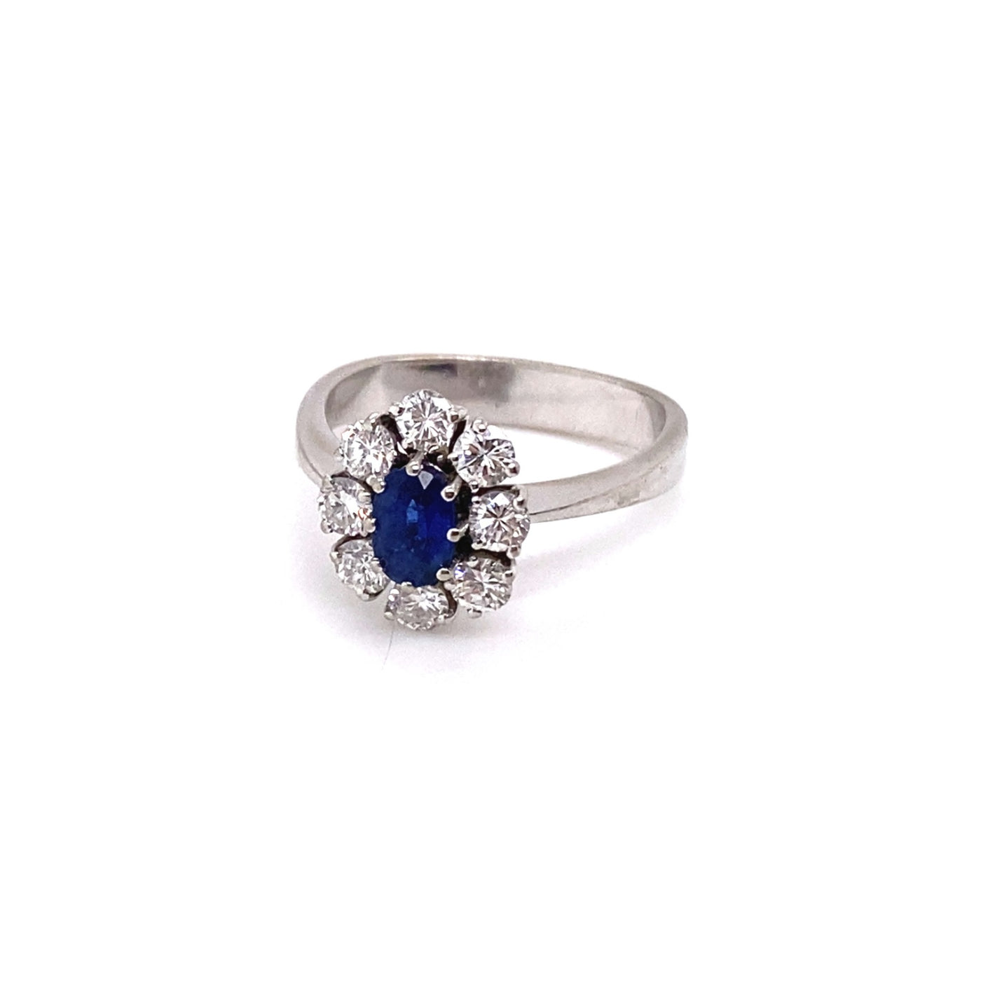 Amour Bleu - Saphirring mit Diamanten