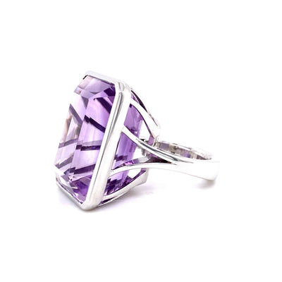 Purple Posh - Klarer Amethyst Ring