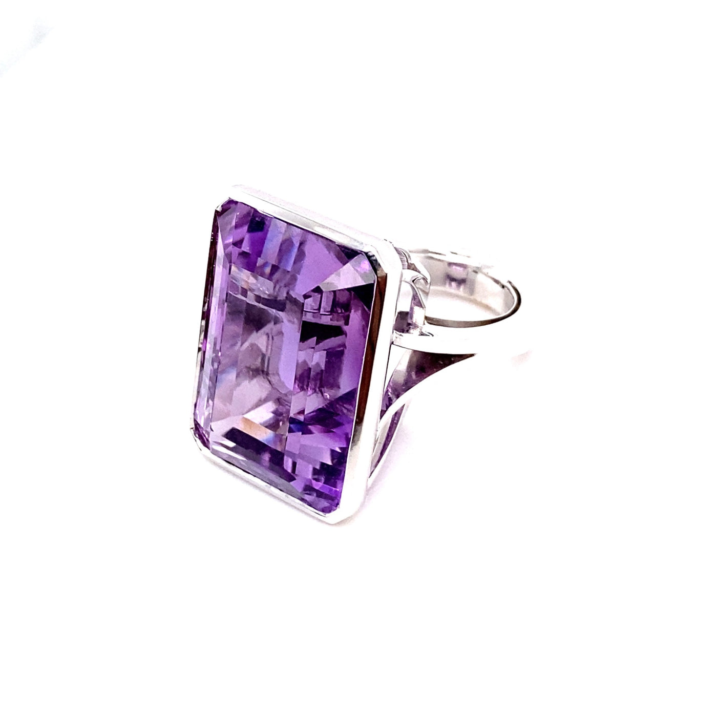 Purple Posh - Klarer Amethyst Ring