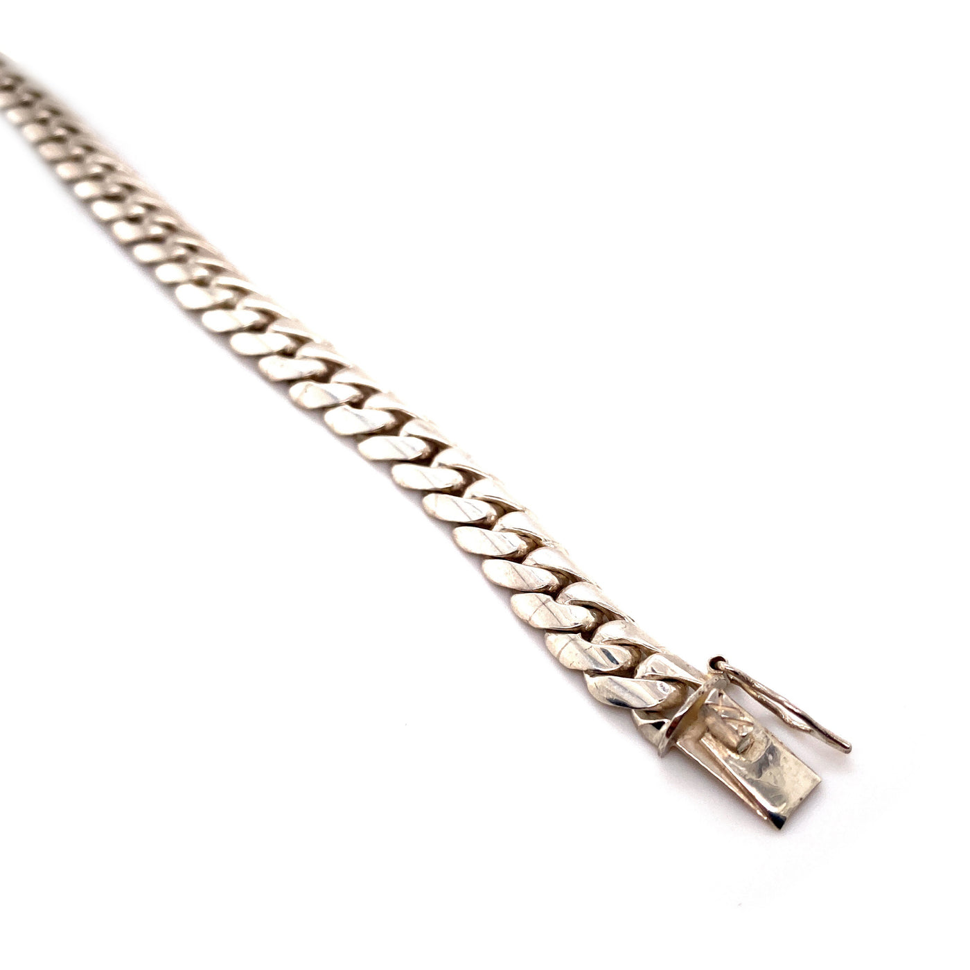 Euklidischer Raum - Panzerarmband Silber