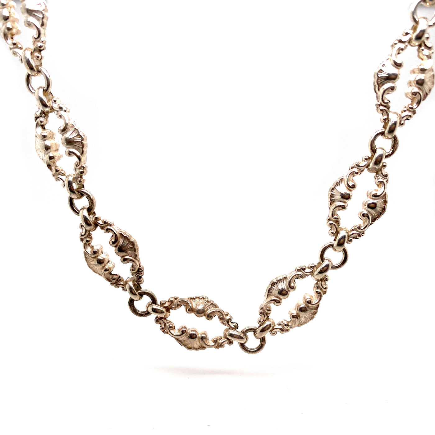 Rock the Rocaille - Verspielte Silberkette